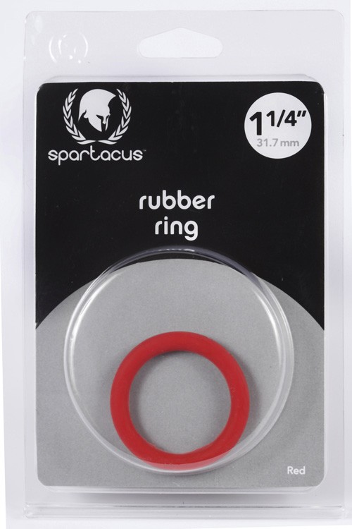 Red Rubber C Ring - 1 1/4 in 3.175 cm