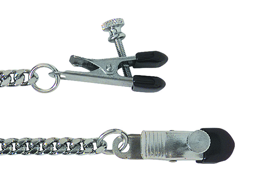 Adjustable Broad Tip Clamps - Jewel Chain