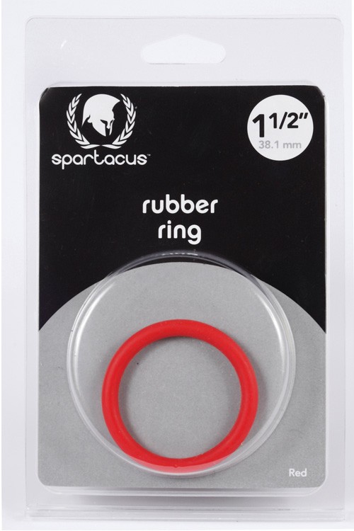 Red Rubber C Ring - 1 1/2 in 3.81 cm