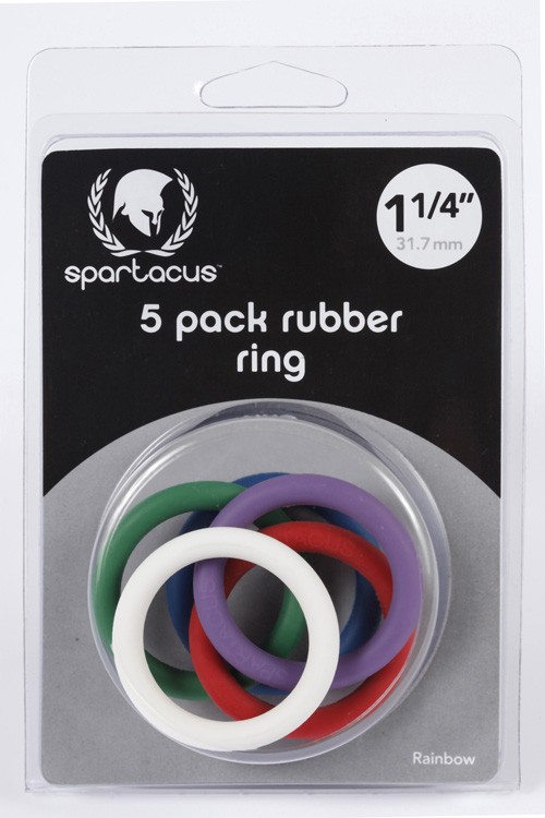 Rainbow Rubber C Ring 5 Pack - 1 1/4 in 3.175 cm