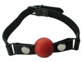 Nickel Free - Silicone Ball Gag - Small - Red