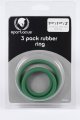 Green Rubber C Ring Set