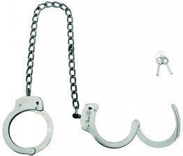 Ankle Cuffs - Nickel Coated Steel - Double Lock
