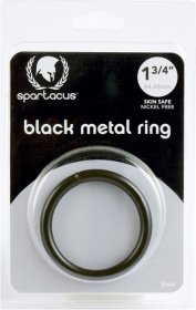 Black Steel C Ring - 1 3/4 in 4.445 cm