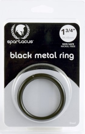 Black Steel C Ring - 1 3/4 in 4.445 cm