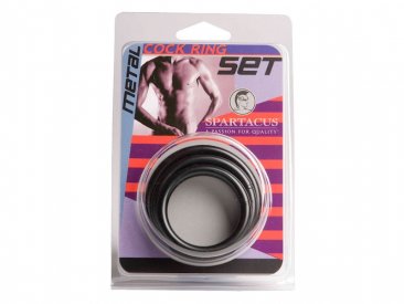 Black Steel C Ring Set