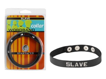 Wordband Collar - SLAVE