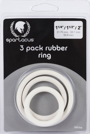 White Rubber C Ring Set